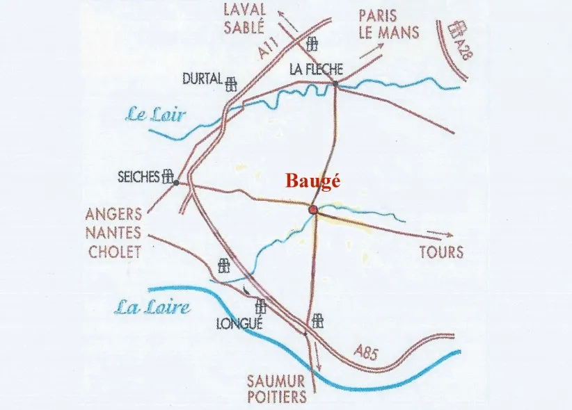Localisation dans la région